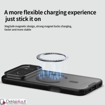 Nillkin Camshield Prop dėklas su magsafe - pilkas (Apple Iphone 17 Pro/Iphone 18 Pro)